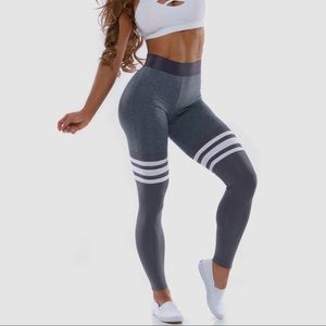 Bombshell thigh high leggings grey xs